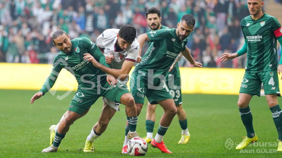 BURSASPOR - YENİ MERSİN İDMAN YURDU MAÇI FOTOĞRAFLARI