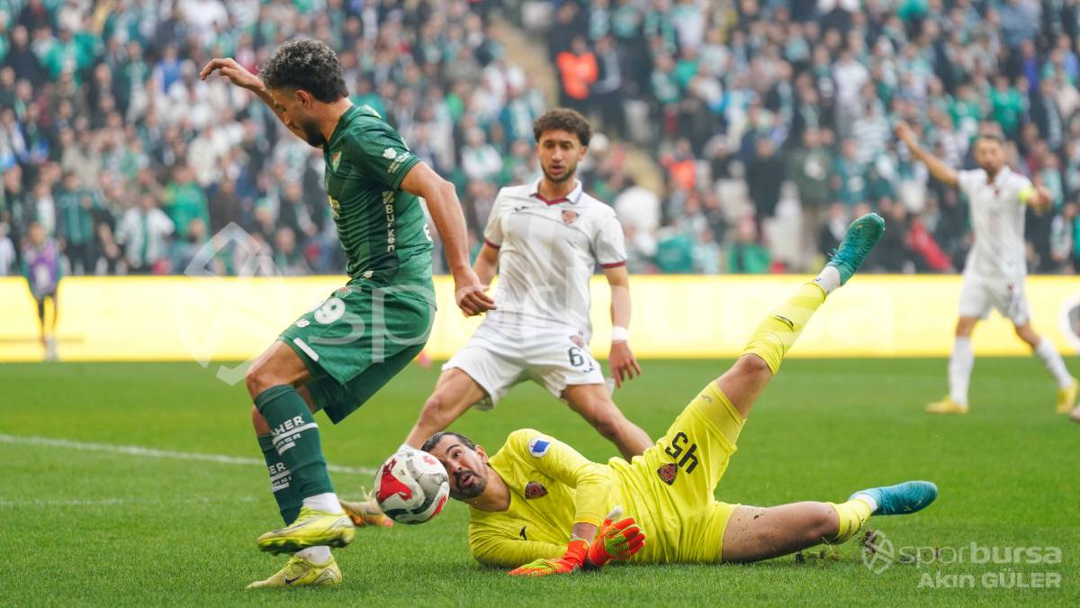 BURSASPOR - YENİ MERSİN İDMAN YURDU MAÇI FOTOĞRAFLARI