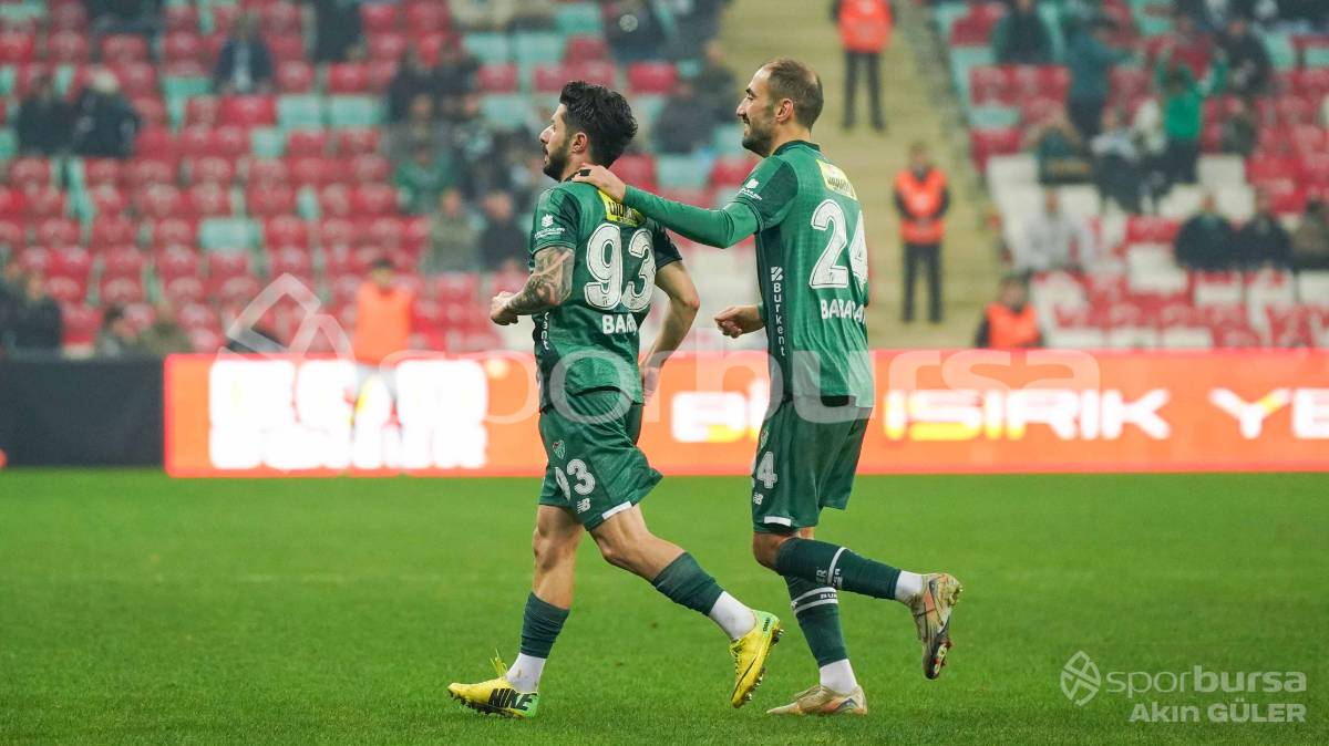 BURSASPOR - YENİ MERSİN İDMAN YURDU MAÇI FOTOĞRAFLARI