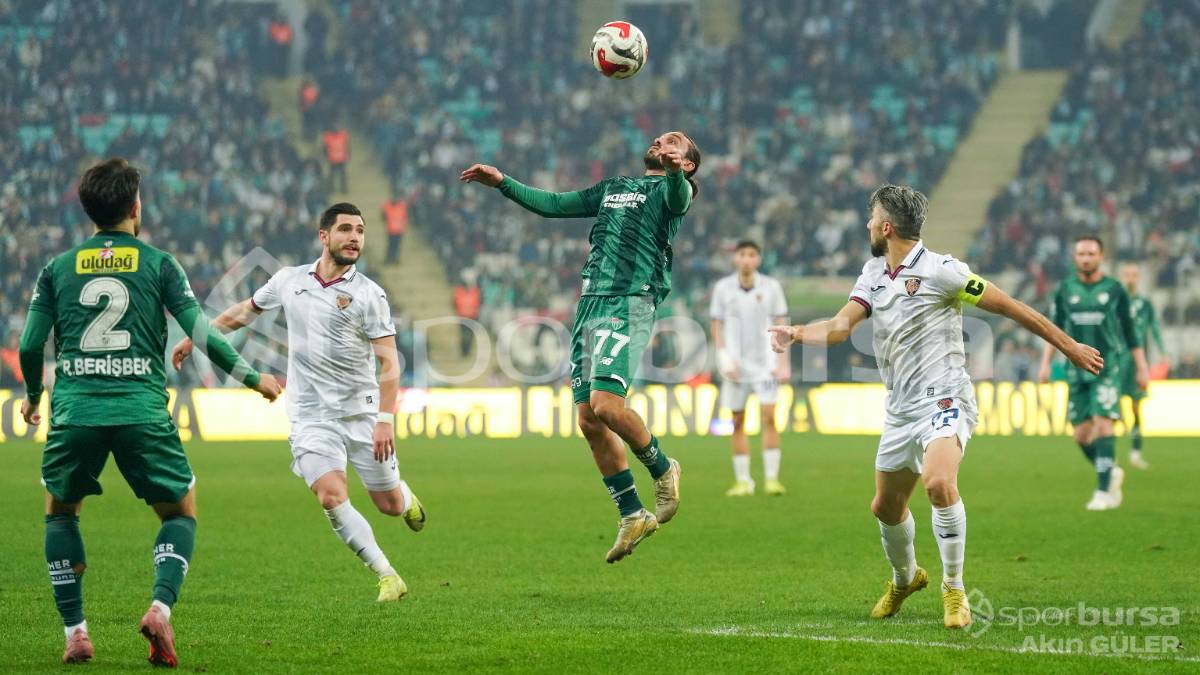 BURSASPOR - YENİ MERSİN İDMAN YURDU MAÇI FOTOĞRAFLARI