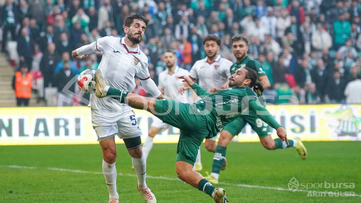 BURSASPOR - YENİ MERSİN İDMAN YURDU MAÇI FOTOĞRAFLARI