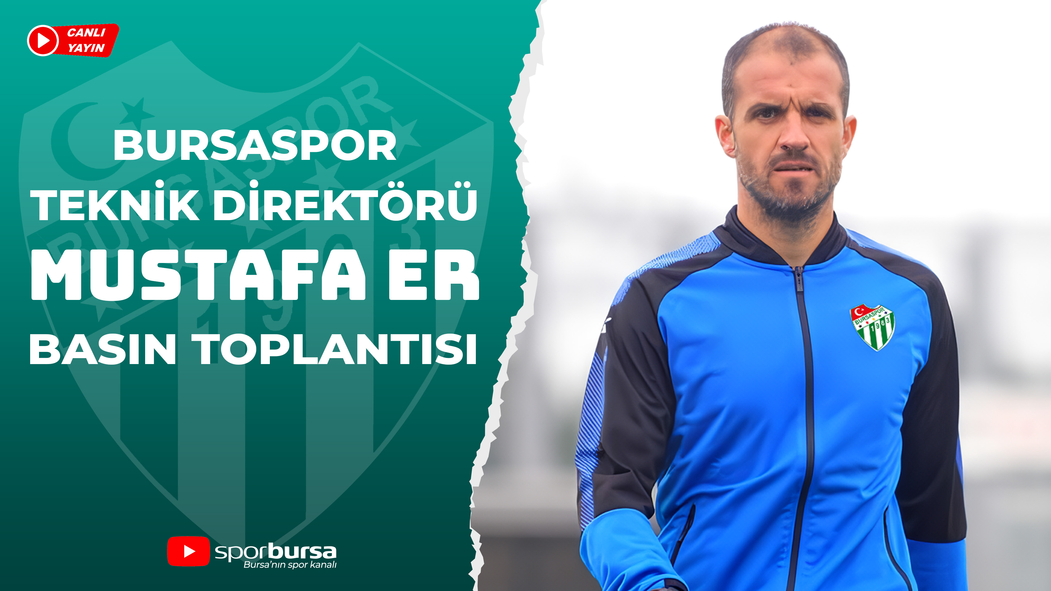 Canlı Yayın | Bursaspor Teknik Direktörü Mustafa Er Basın Toplantısı