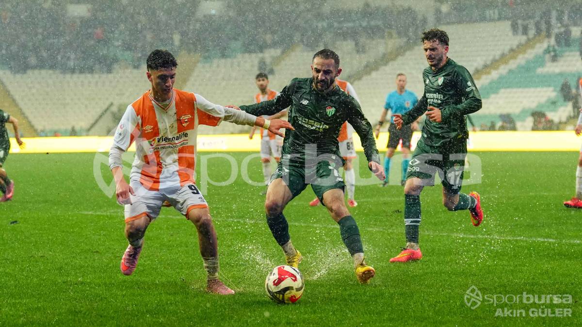BURSASPOR - ADANASPOR MAÇI FOTOĞRAFLARI