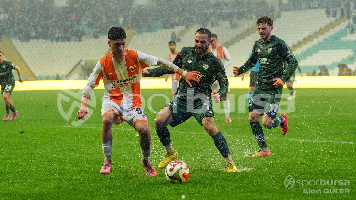 BURSASPOR - ADANASPOR MAÇI FOTOĞRAFLARI