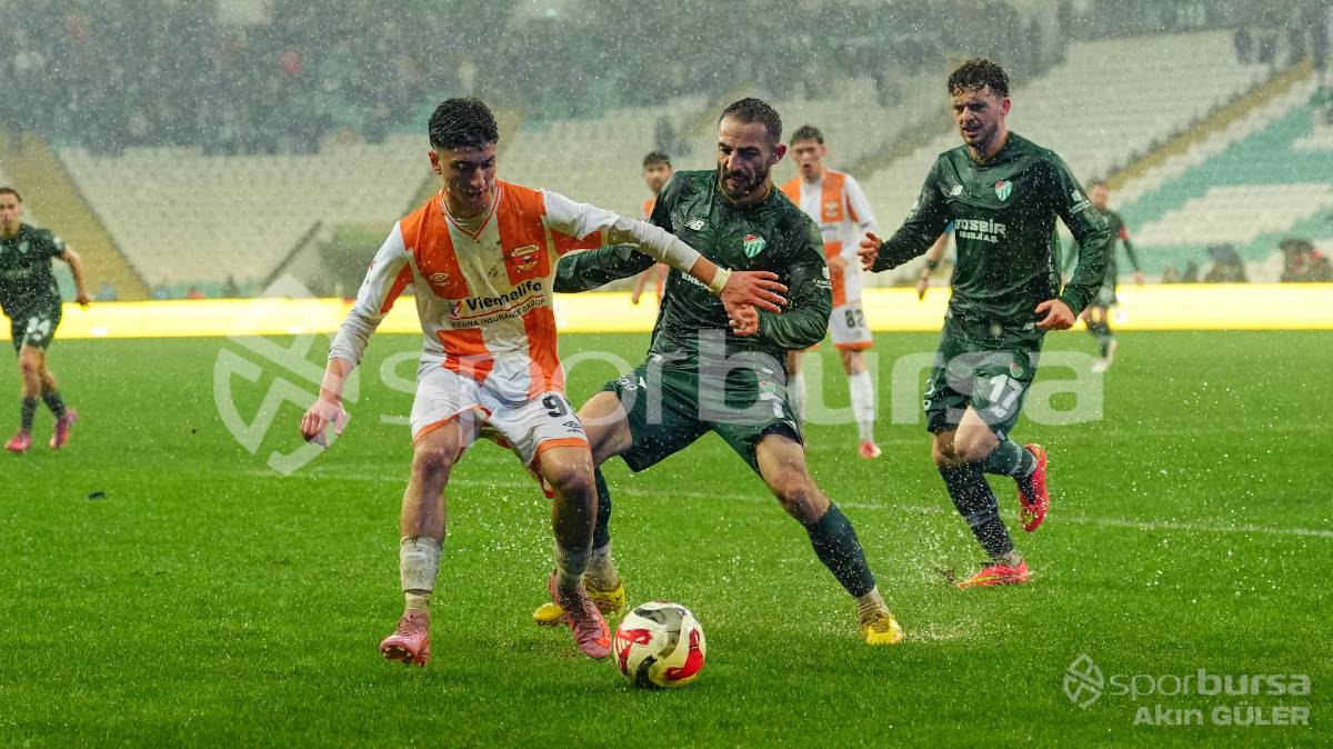 BURSASPOR - ADANASPOR MAÇI FOTOĞRAFLARI