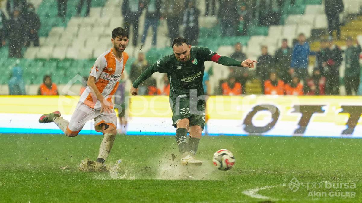 BURSASPOR - ADANASPOR MAÇI FOTOĞRAFLARI