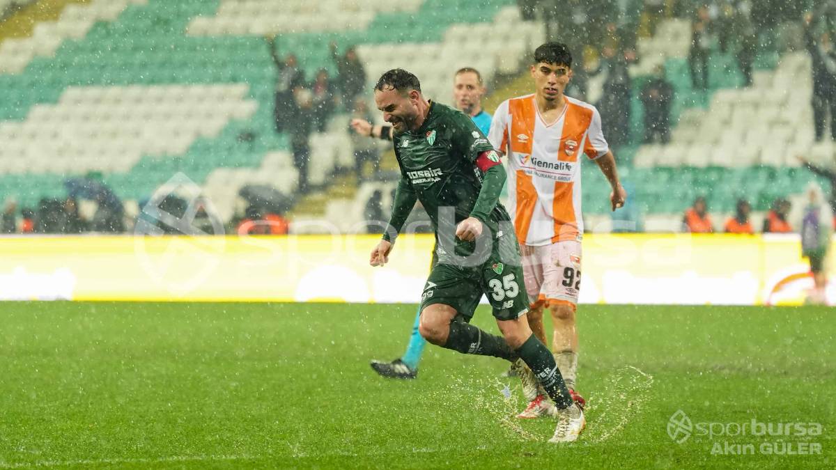BURSASPOR - ADANASPOR MAÇI FOTOĞRAFLARI
