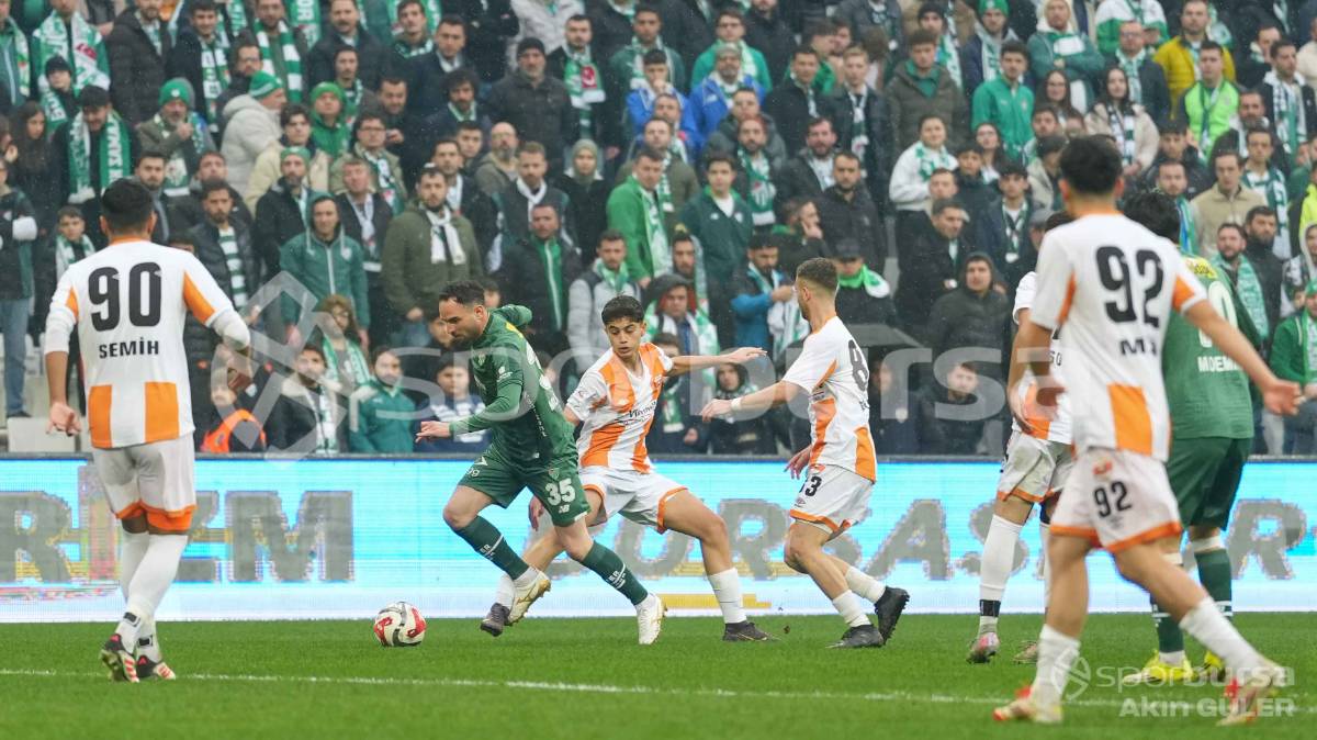 BURSASPOR - ADANASPOR MAÇI FOTOĞRAFLARI