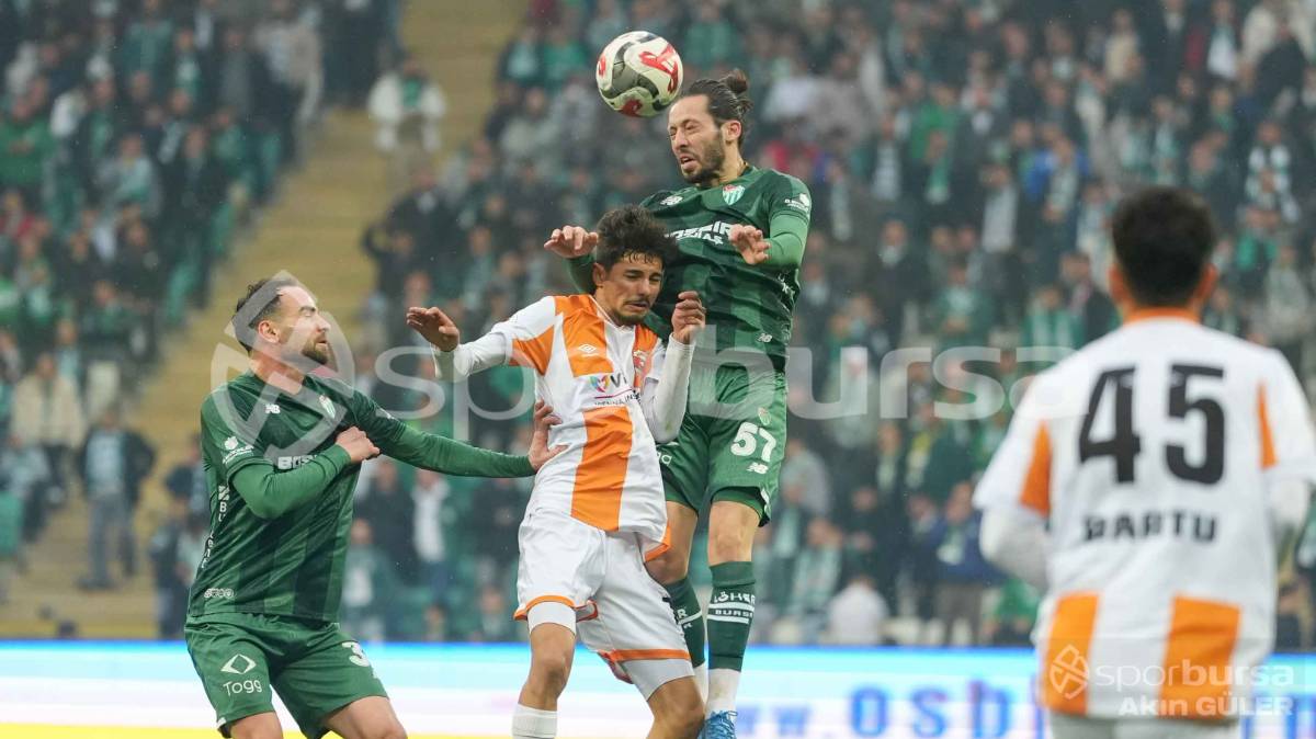 BURSASPOR - ADANASPOR MAÇI FOTOĞRAFLARI