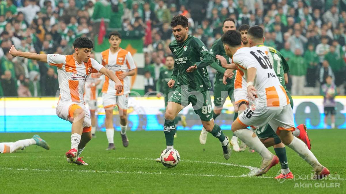 BURSASPOR - ADANASPOR MAÇI FOTOĞRAFLARI