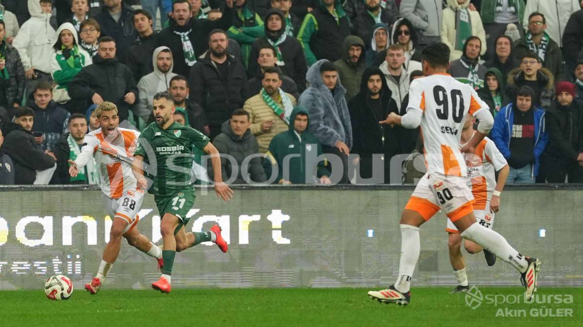 BURSASPOR - ADANASPOR MAÇI FOTOĞRAFLARI
