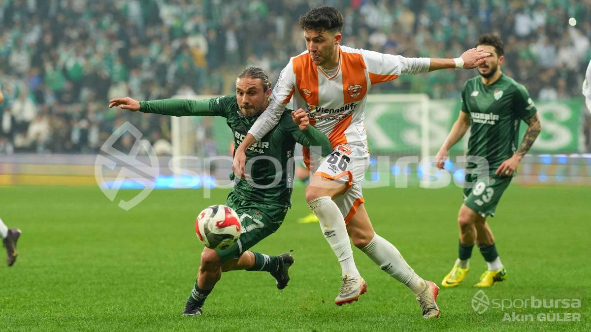 BURSASPOR - ADANASPOR MAÇI FOTOĞRAFLARI