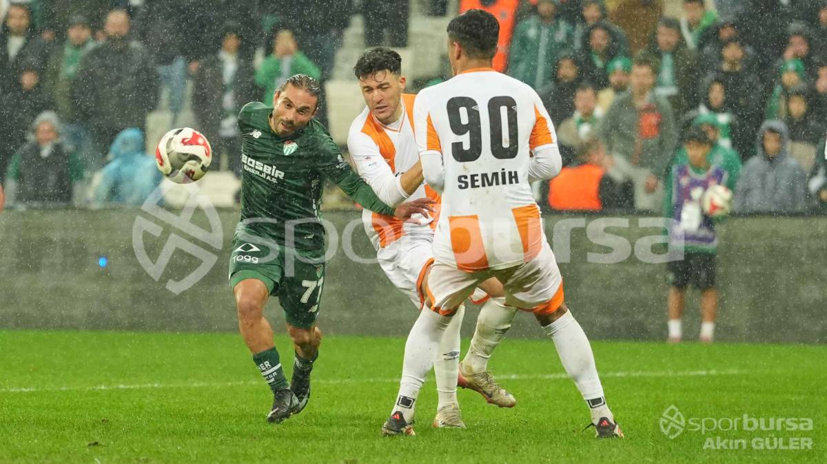 BURSASPOR - ADANASPOR MAÇI FOTOĞRAFLARI