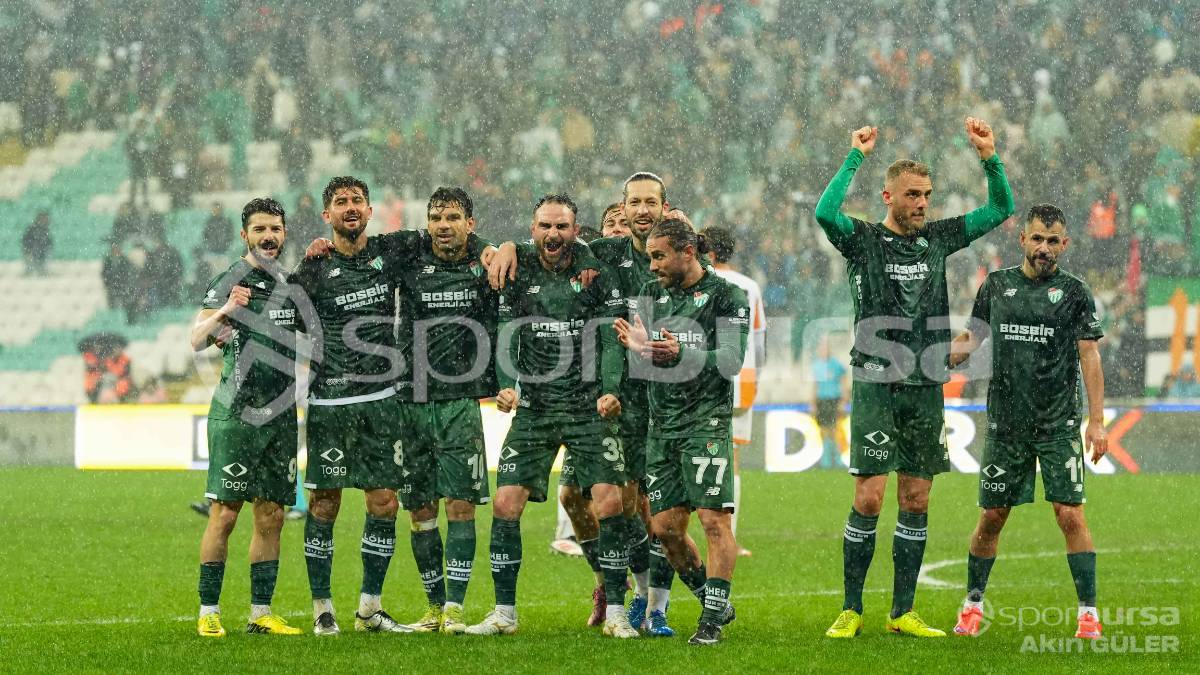 BURSASPOR - ADANASPOR MAÇI FOTOĞRAFLARI