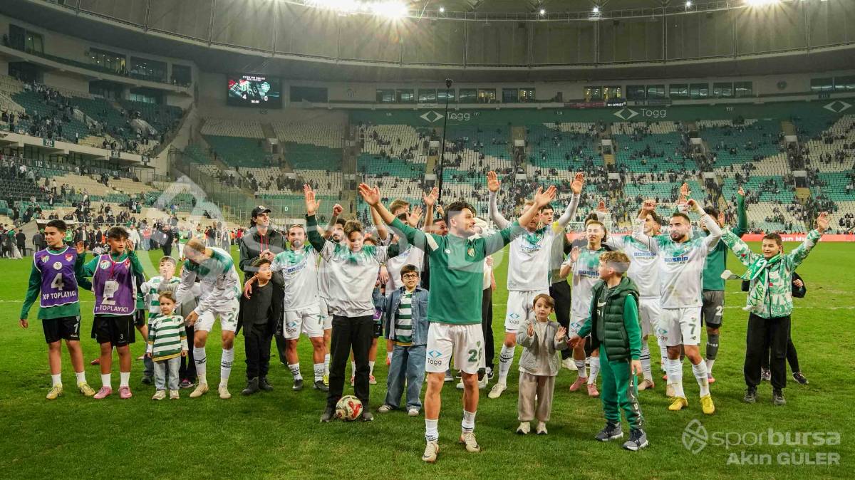 BURSASPOR - KIRKLARELİSPOR MAÇI FOTOĞRAFLARI