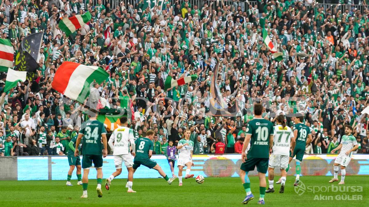 BURSASPOR - KIRKLARELİSPOR MAÇI FOTOĞRAFLARI