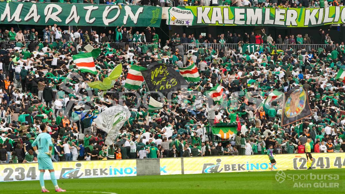 BURSASPOR - KIRKLARELİSPOR MAÇI FOTOĞRAFLARI