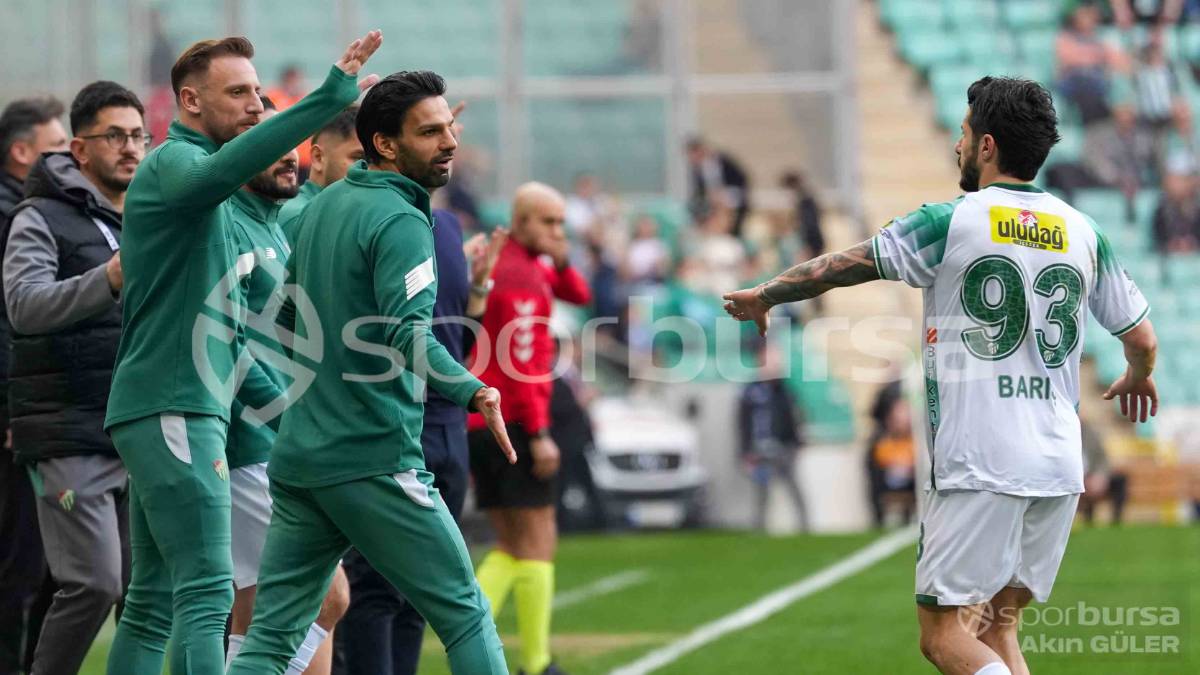 BURSASPOR - KIRKLARELİSPOR MAÇI FOTOĞRAFLARI
