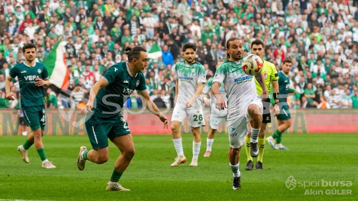 BURSASPOR - KIRKLARELİSPOR MAÇI FOTOĞRAFLARI