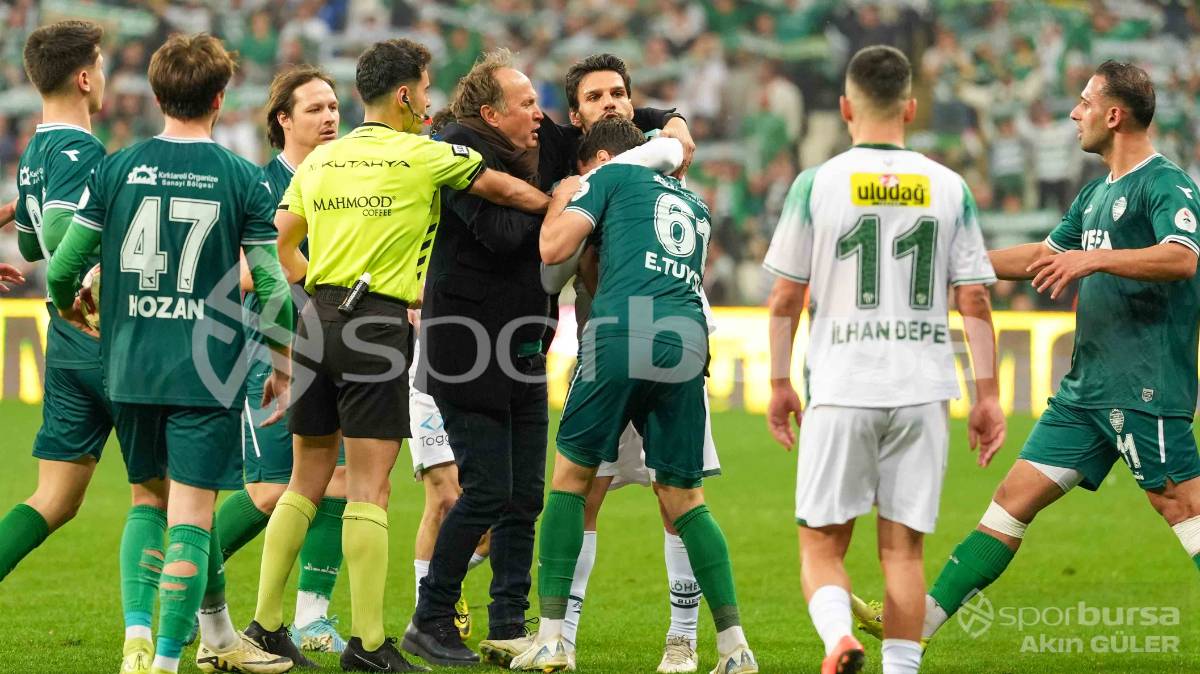 BURSASPOR - KIRKLARELİSPOR MAÇI FOTOĞRAFLARI