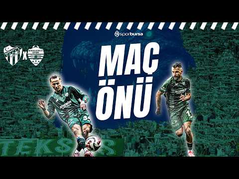 Bursaspor - Kırklarelispor Maç Öncesi Canlı Yayını