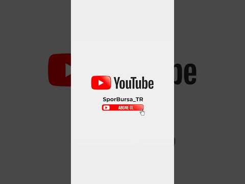 SporBursa Youtube Kanalımızı Takip Edin! #sporbursatr