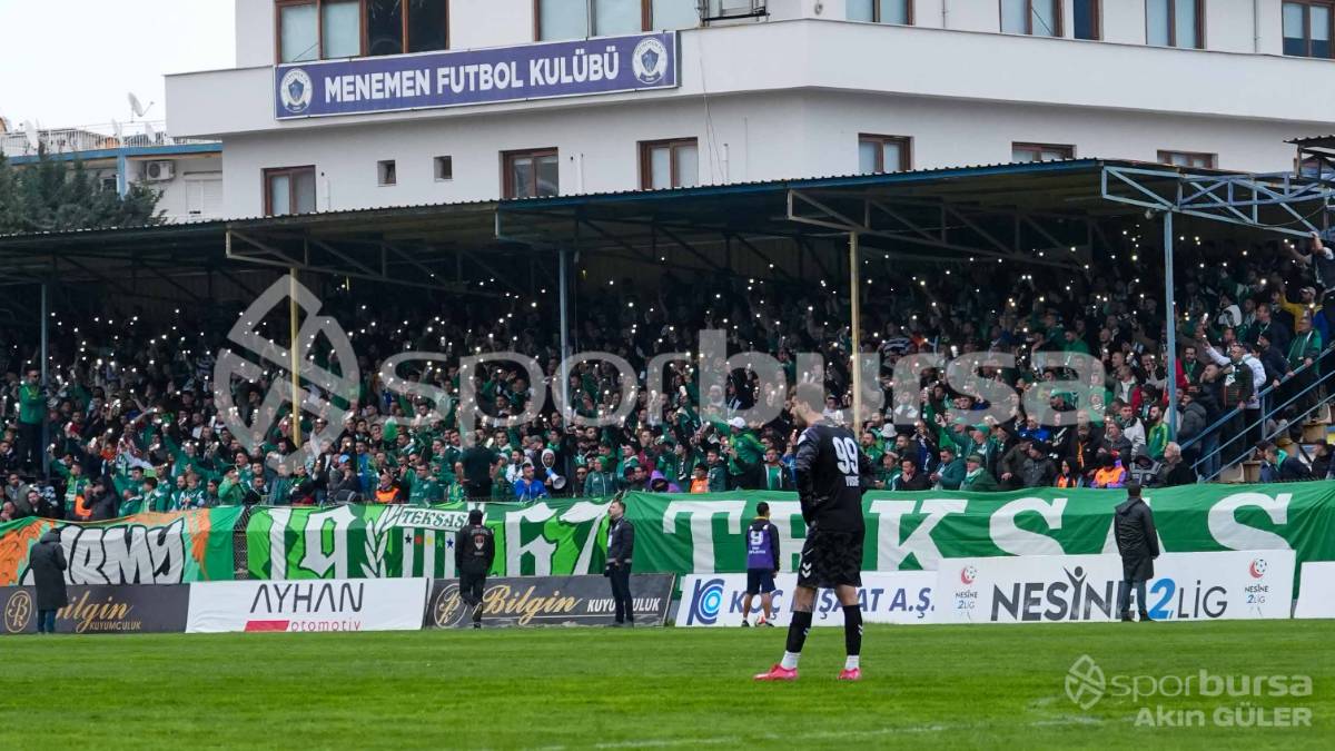 MENEMEN FK - BURSASPOR MAÇ FOTOĞRAFLARI