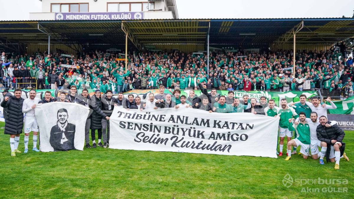 MENEMEN FK - BURSASPOR MAÇ FOTOĞRAFLARI