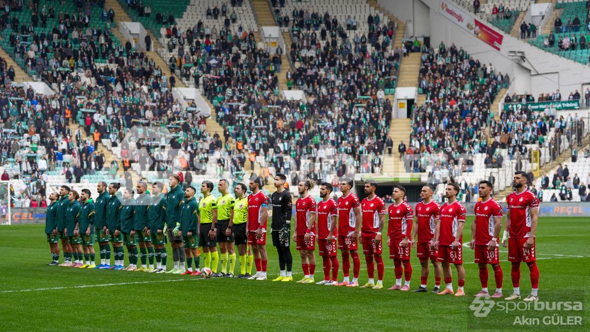 BURSASPOR - AKSARAY BELEDİYESPOR MAÇ FOTOĞRAFLARI