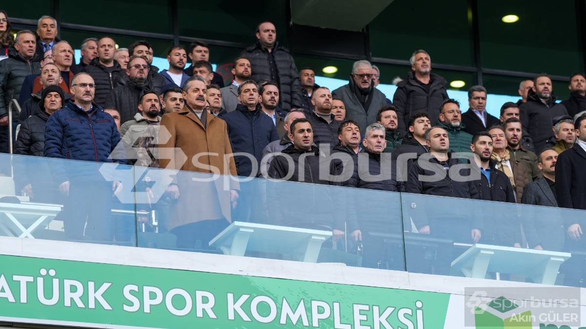 BURSASPOR - AKSARAY BELEDİYESPOR MAÇ FOTOĞRAFLARI