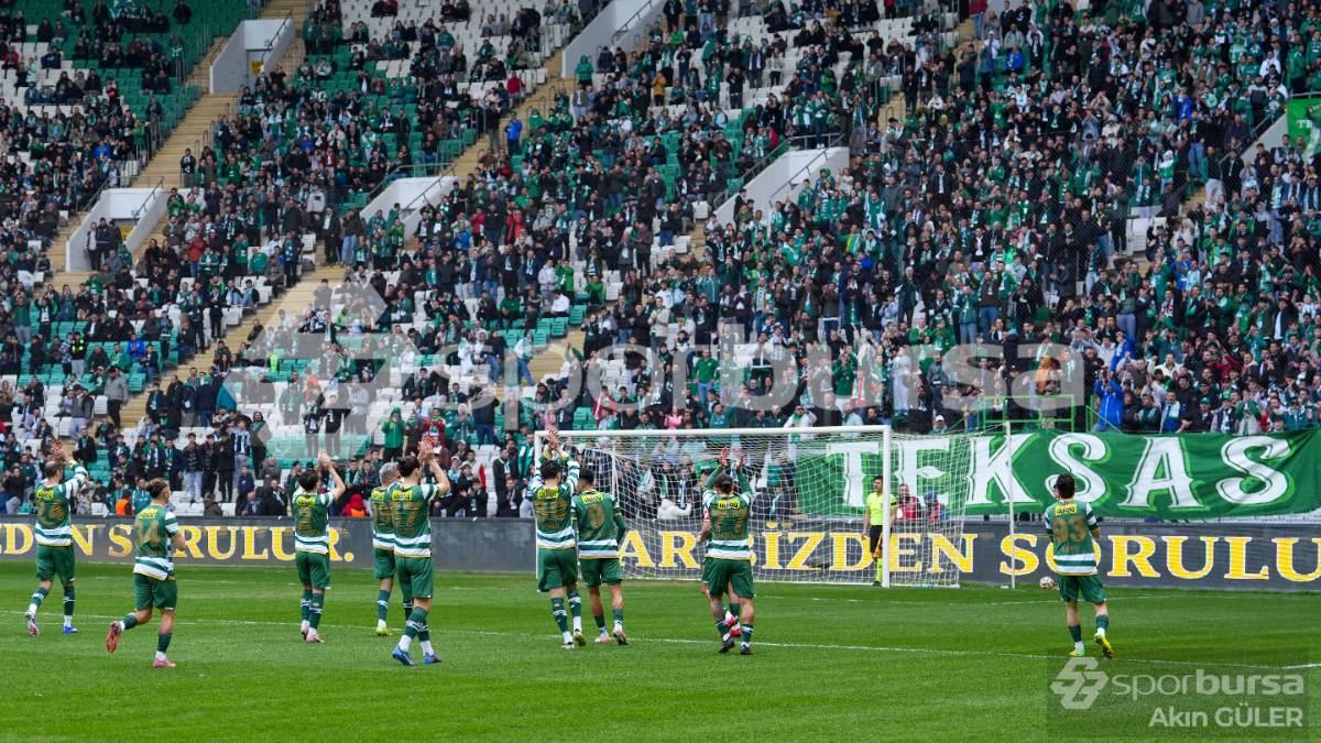 BURSASPOR - AKSARAY BELEDİYESPOR MAÇ FOTOĞRAFLARI