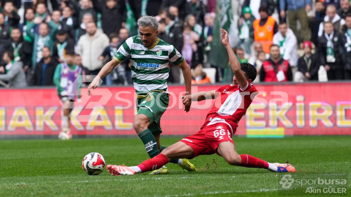 BURSASPOR - AKSARAY BELEDİYESPOR MAÇ FOTOĞRAFLARI