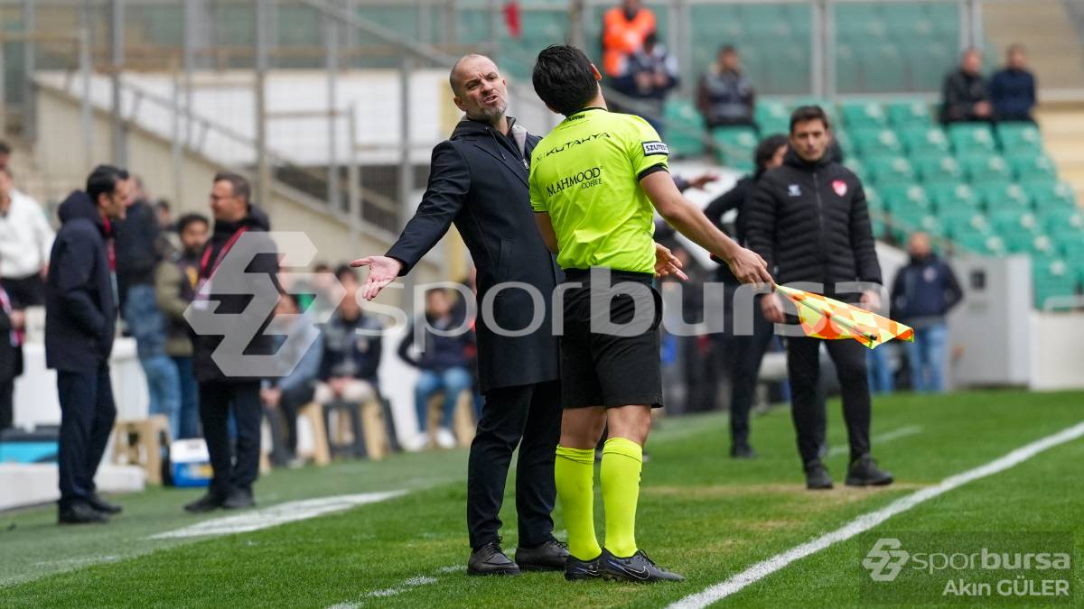 BURSASPOR - AKSARAY BELEDİYESPOR MAÇ FOTOĞRAFLARI