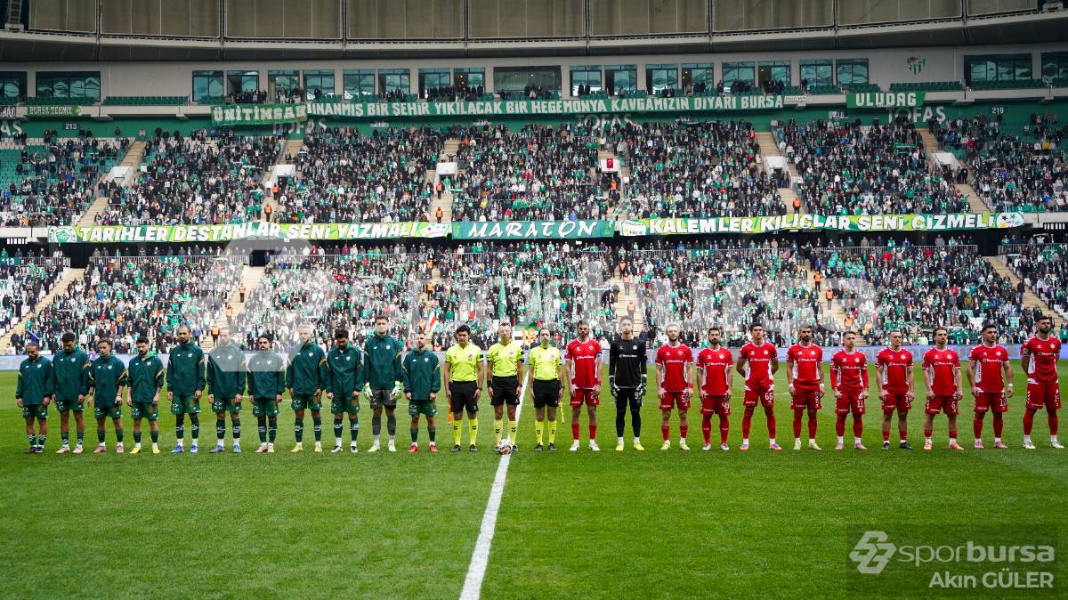 BURSASPOR - AKSARAY BELEDİYESPOR MAÇ FOTOĞRAFLARI