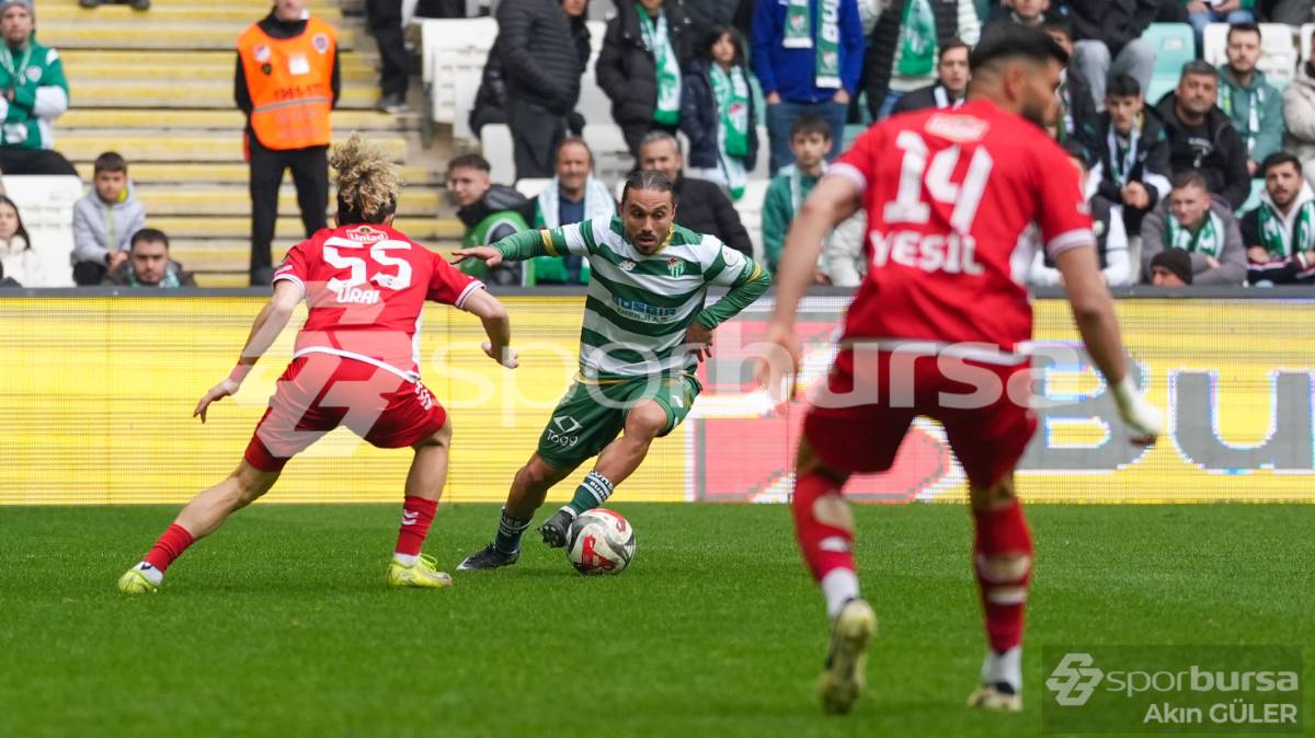 BURSASPOR - AKSARAY BELEDİYESPOR MAÇ FOTOĞRAFLARI