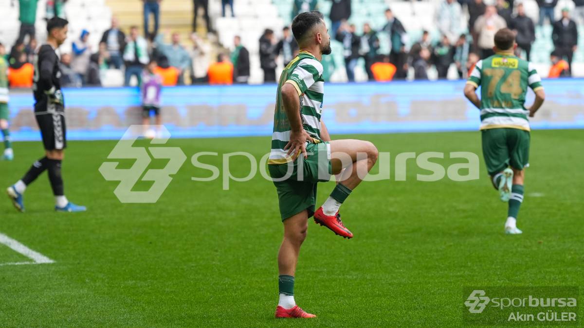 BURSASPOR - AKSARAY BELEDİYESPOR MAÇ FOTOĞRAFLARI