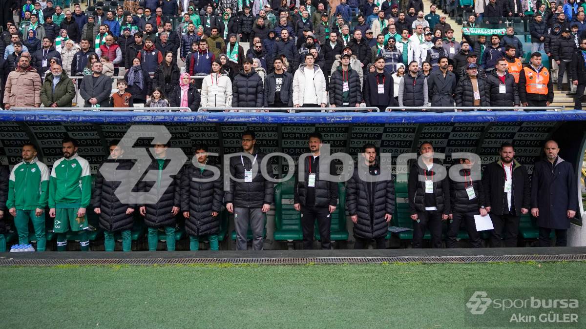 BURSASPOR - AKSARAY BELEDİYESPOR MAÇ FOTOĞRAFLARI