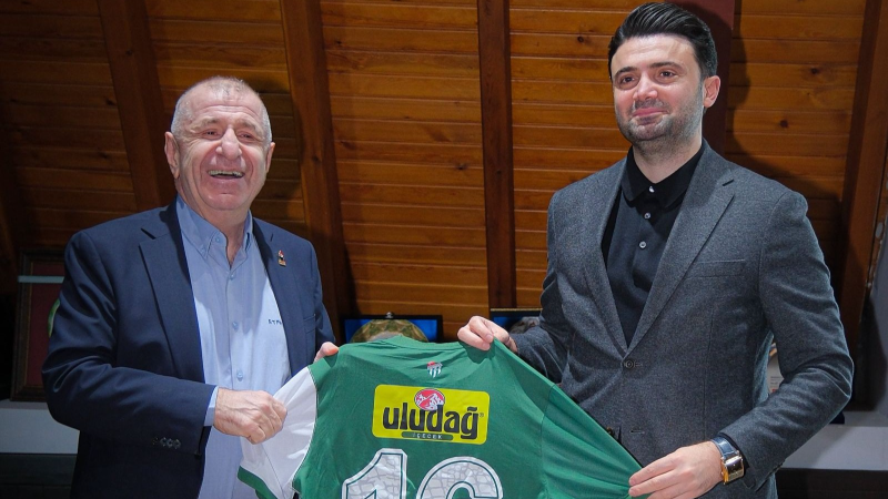 Zafer Partisi lideri Özdağ’dan Bursaspor’a ziyaret