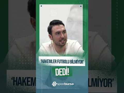 Arda Kardeşler: "Bana 'hakemler futbolu bilmiyor' dedi!"  #sporbursatr #özelyayın #ardakardeşler