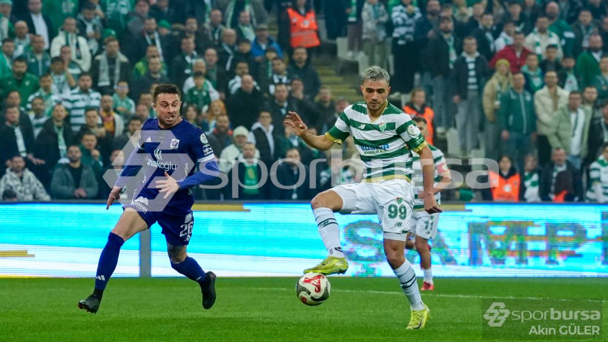 BURSASPOR - GÜZİDE GEBZESPOR MAÇ FOTOĞRAFLARI