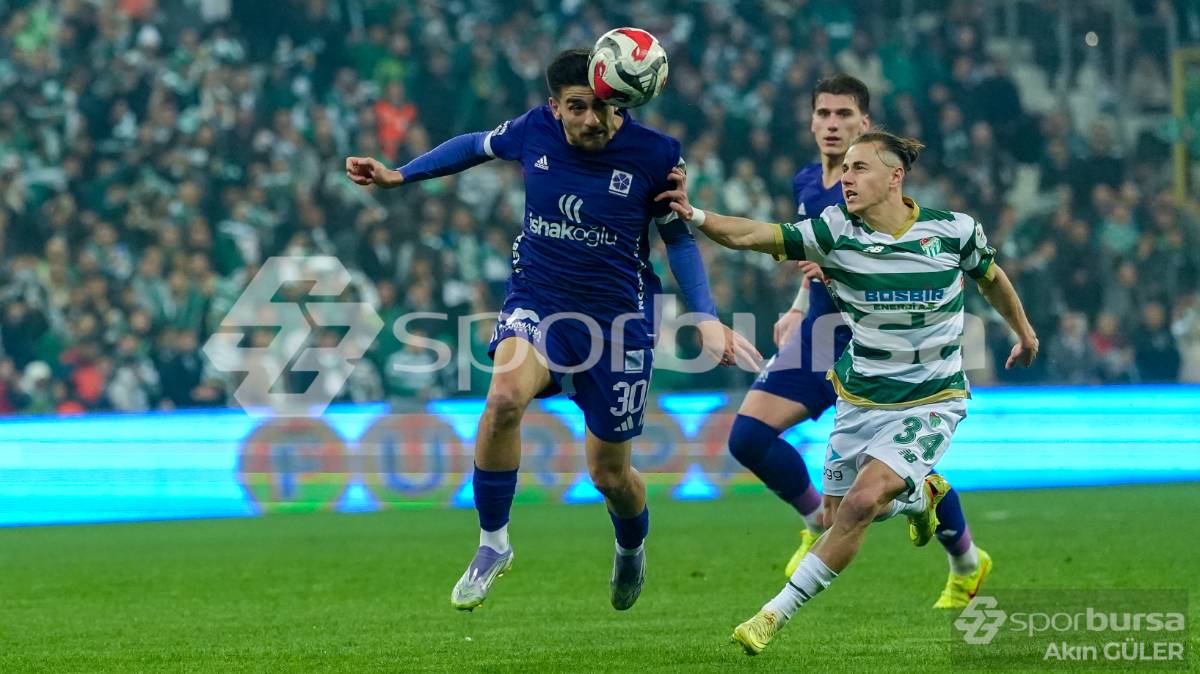BURSASPOR - GÜZİDE GEBZESPOR MAÇ FOTOĞRAFLARI