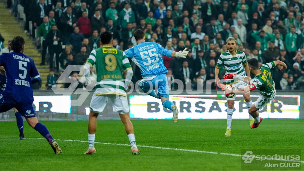 BURSASPOR - GÜZİDE GEBZESPOR MAÇ FOTOĞRAFLARI