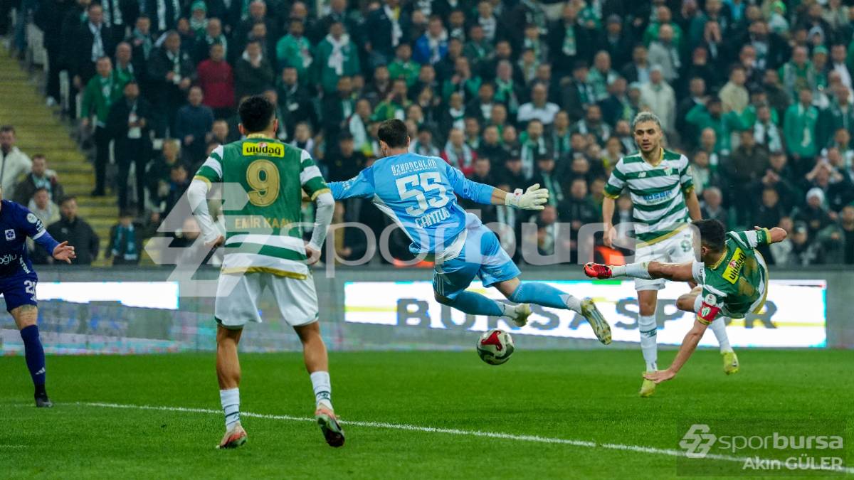 BURSASPOR - GÜZİDE GEBZESPOR MAÇ FOTOĞRAFLARI