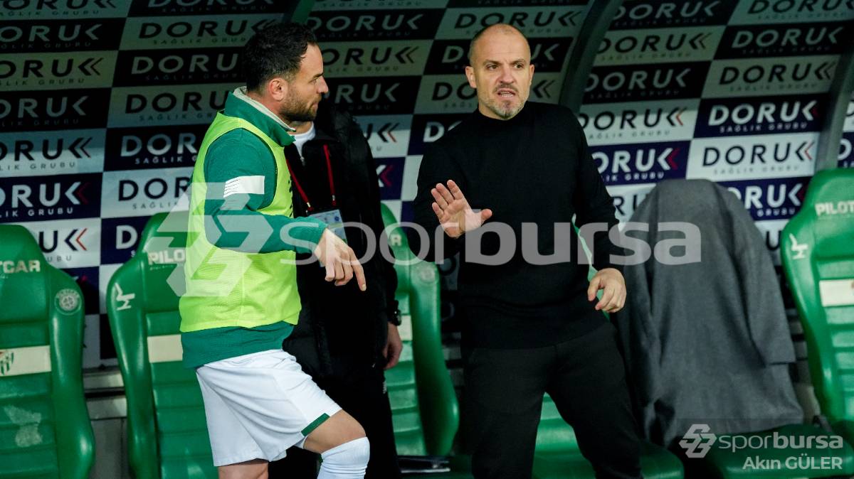 BURSASPOR - GÜZİDE GEBZESPOR MAÇ FOTOĞRAFLARI