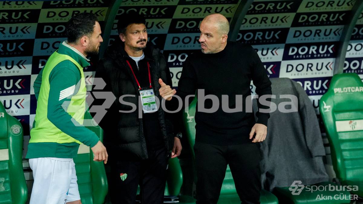 BURSASPOR - GÜZİDE GEBZESPOR MAÇ FOTOĞRAFLARI