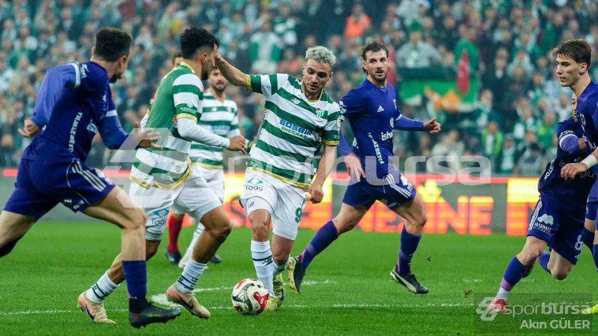 BURSASPOR - GÜZİDE GEBZESPOR MAÇ FOTOĞRAFLARI