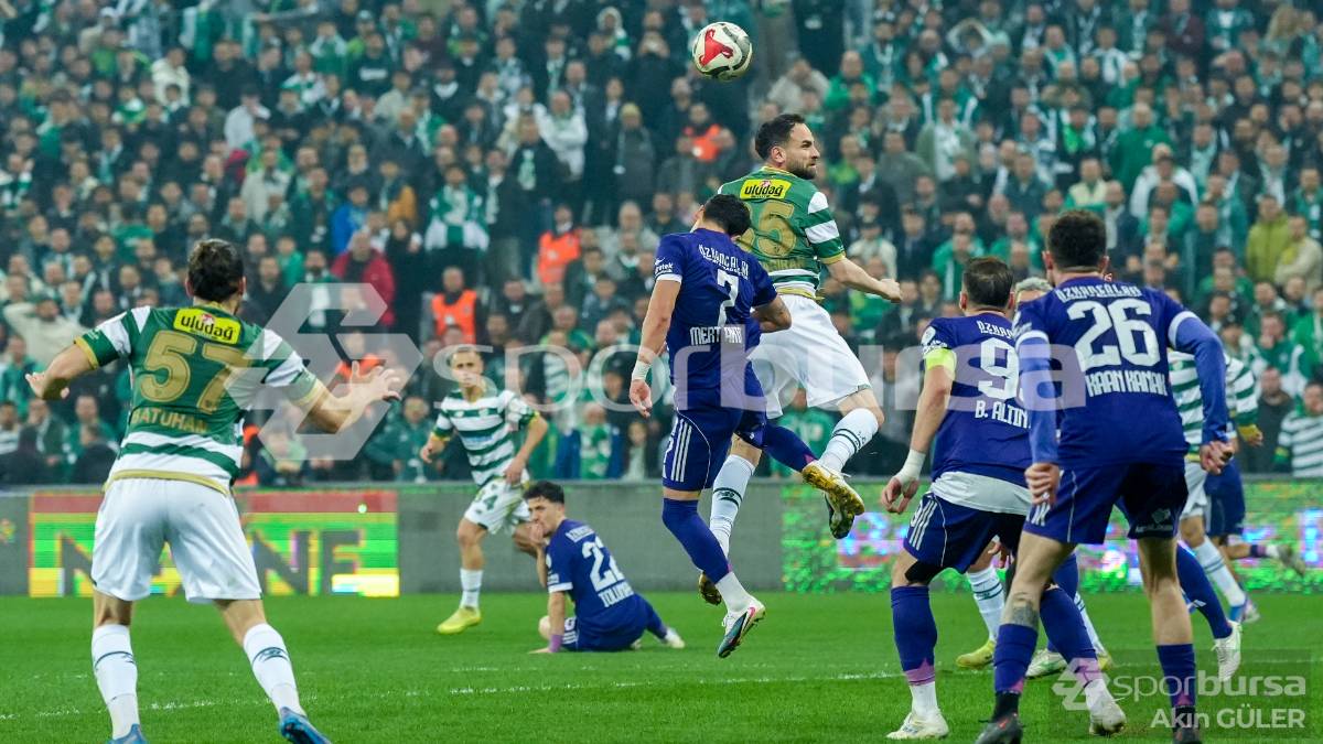 BURSASPOR - GÜZİDE GEBZESPOR MAÇ FOTOĞRAFLARI