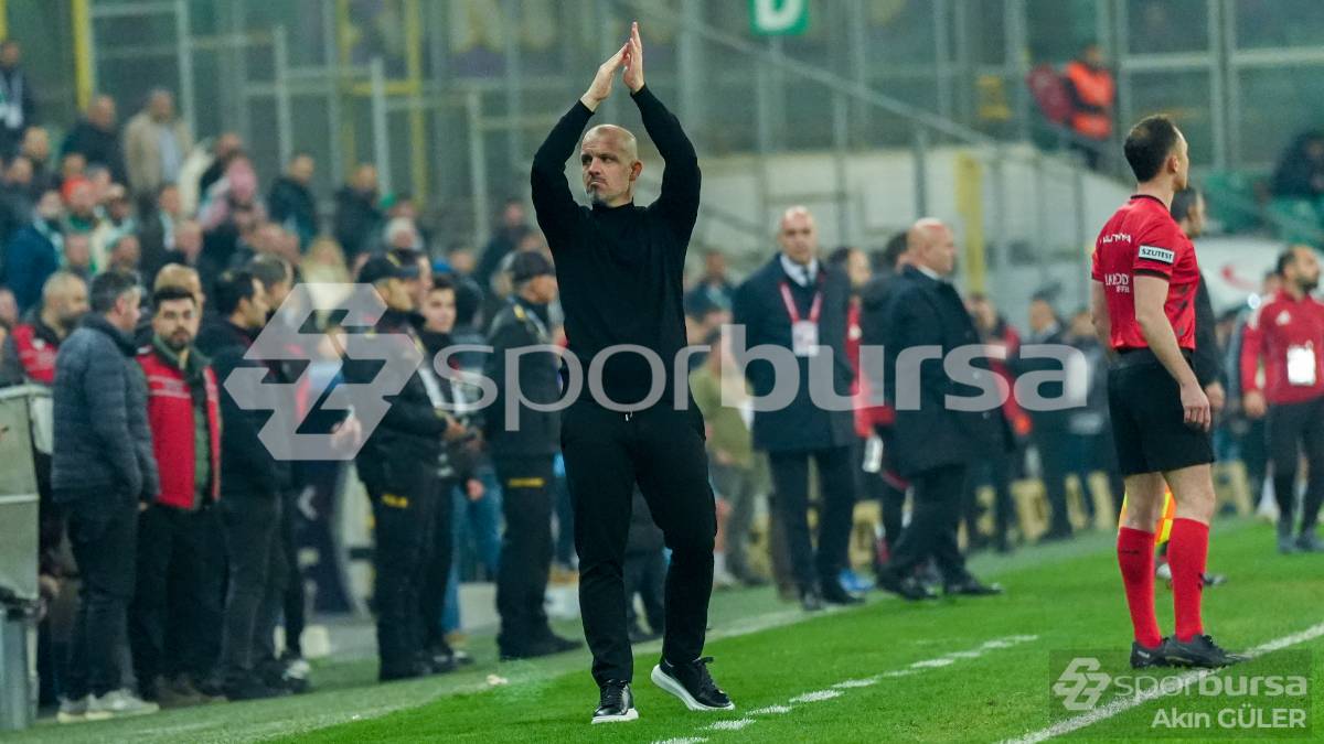 BURSASPOR - GÜZİDE GEBZESPOR MAÇ FOTOĞRAFLARI