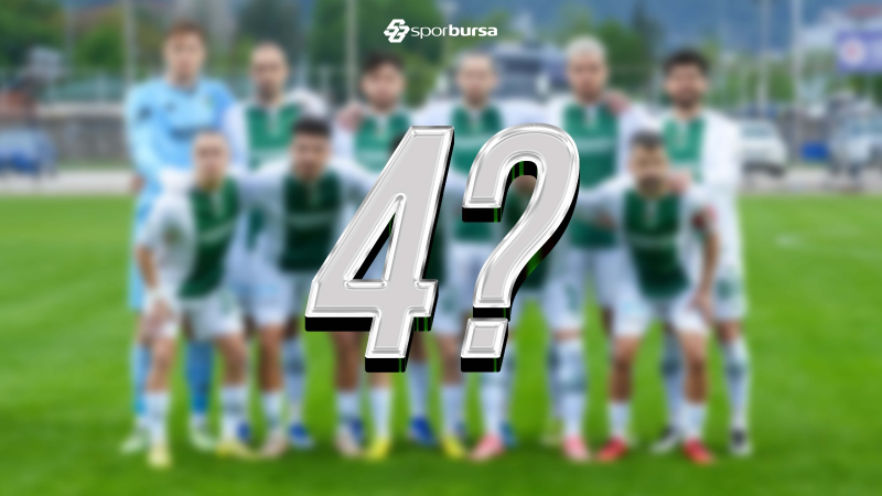 Bursaspor’un “4” ile tarihi ve ilginç sınavı!