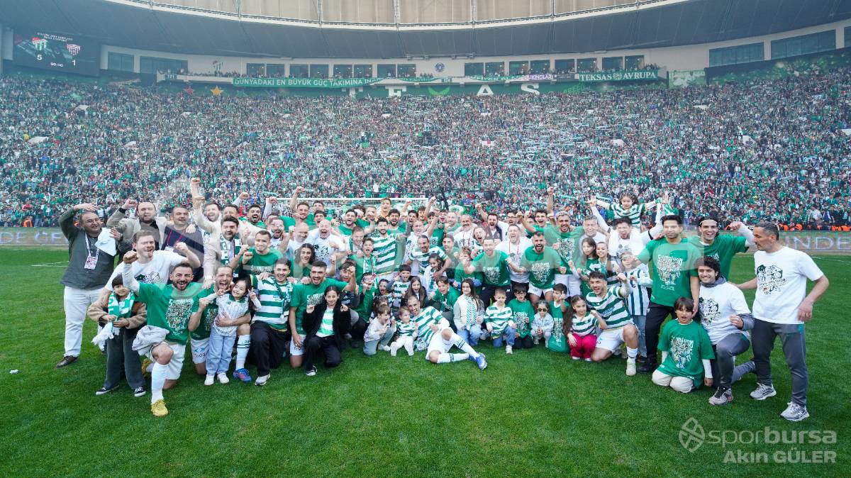 BURSASPOR - SOMASPOR MAÇI VE ŞAMPİYONLUK KUTLAMALARI FOTO GALERİ